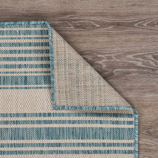 Thatcher Tropical Striped Indoor/Outdoor Area Rug

