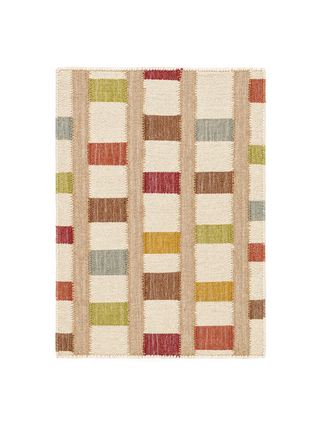 Mosaic Handwoven Jute Rug
