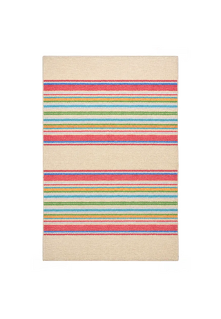Cady Stripe Multi Machine Washable Rug ***
