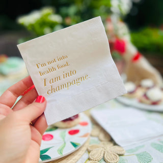 I Am Into Champagne Cocktail Paper Napkins
