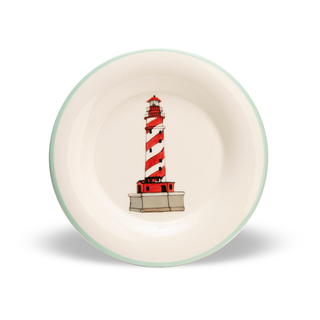 Lighthouse Michigan Round Plate

