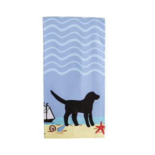 Beach Dogs Kitchen Towel
