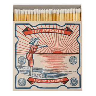 The Swimmer Square Matchbox
