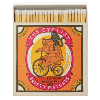 The Cyclist Square Matchbox
