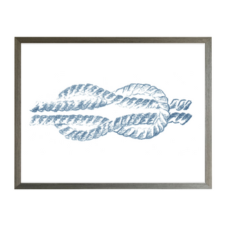 Navy Blue Sketched Knot C
