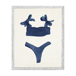 Watercolor Navy Bikini
