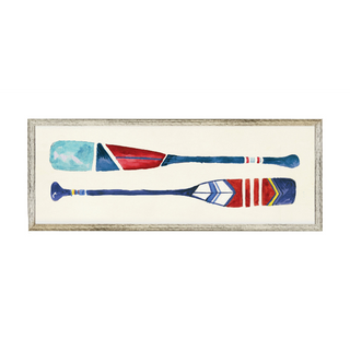Watercolor Oar Pair J

