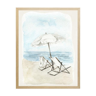 Watercolor Beach Scene C
