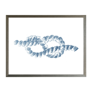 Navy Blue Sketched Knot B
