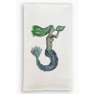 Blue Mermaid Dishtowel
