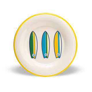 Surfboard Round Plate
