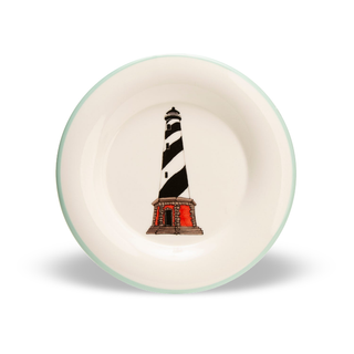 Lighthouse Outer Banks Round Plate

