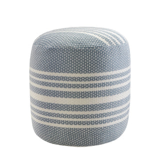 Simple Stripe Indoor Outdoor Pouf
