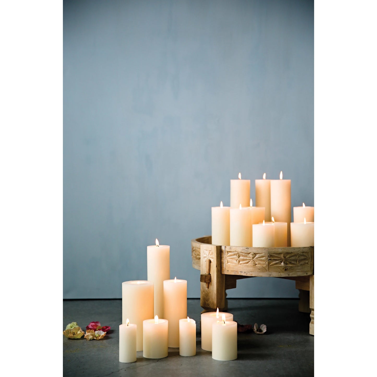 Unscented Pillar Candle