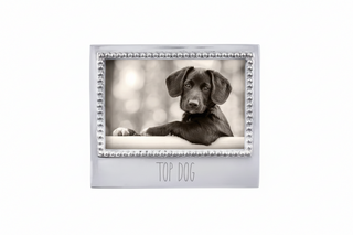 Top Dog Beaded Frame   4" x 6"
