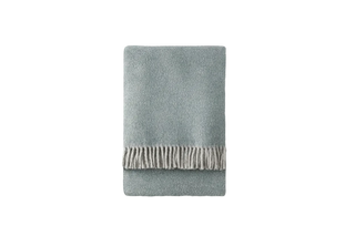 Tweed Weave Throw with Fringe
