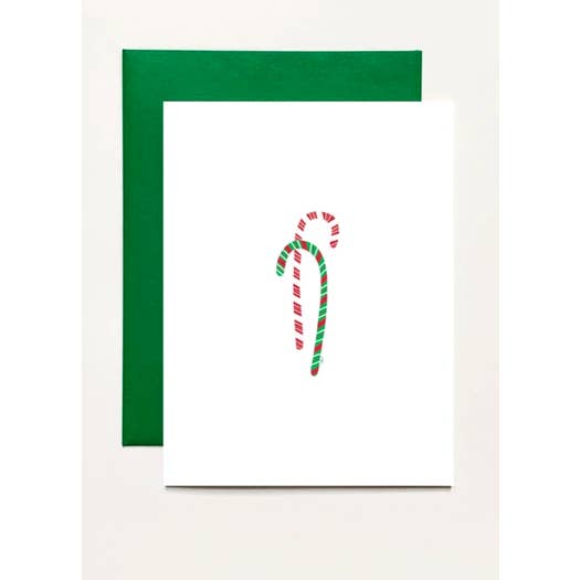 Candy Canes Christmas Greeting Card ***