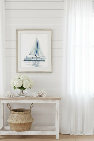 Sailboat I   18" x 22"
