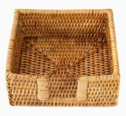 Rattan Napkin Holder with Cutout
