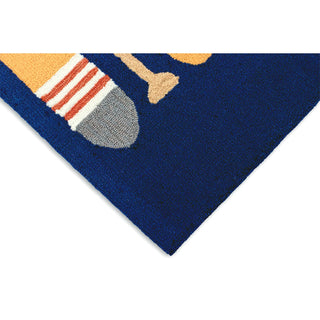 Paddles Navy 24" x 36"
