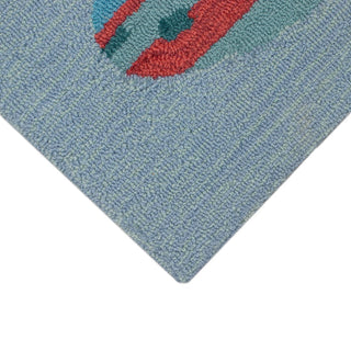 24" x 36" Fishes Aqua Rug
