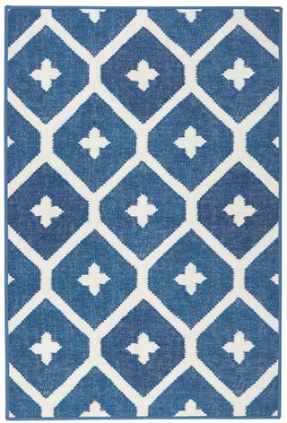 Elizabeth Navy Machine Washable Rug
