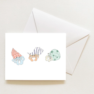 Hermit Crab Sleeved Note Card
