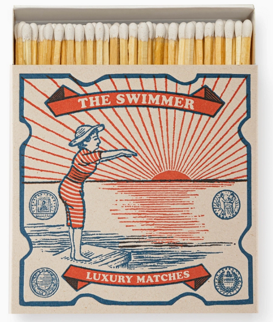 The Swimmer Square Matchbox