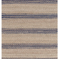 Jute Ticking Indigo Woven Rug 2x3