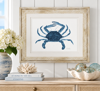 Crab in Blue 2 34" x 28"
