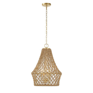 Macrame   4 Light Pendant
