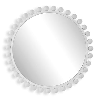 Cyra Wood Round Mirror
