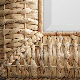 Twisted Seagrass Rectangular Mirror
