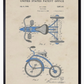 Watercolor Tricycle Patent - Online Only