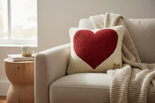 Have a Heart Hooked Pillow
