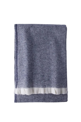 Recycled Cotton Eyelash Throw   55" X 70"
