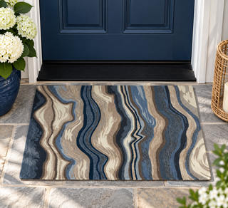 Blue Ipanema Ravella Rug 24" x 36"
