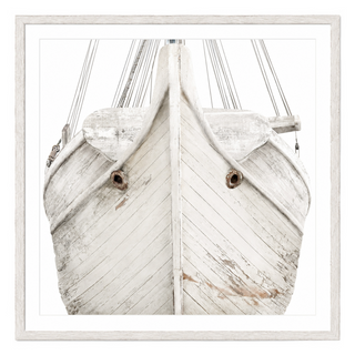 Seaworn Bows II Driftwood Frame 21" x 21"
