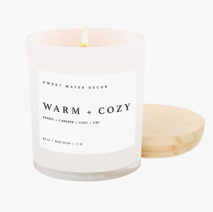 Warm and Cozy 11 oz Soy Candle