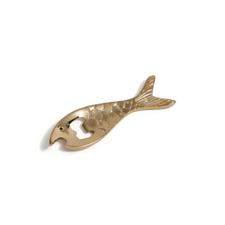 Fish Bottle Opener   Polished Gold
