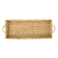 Hand-Woven Seagrass Tray w/ Handles