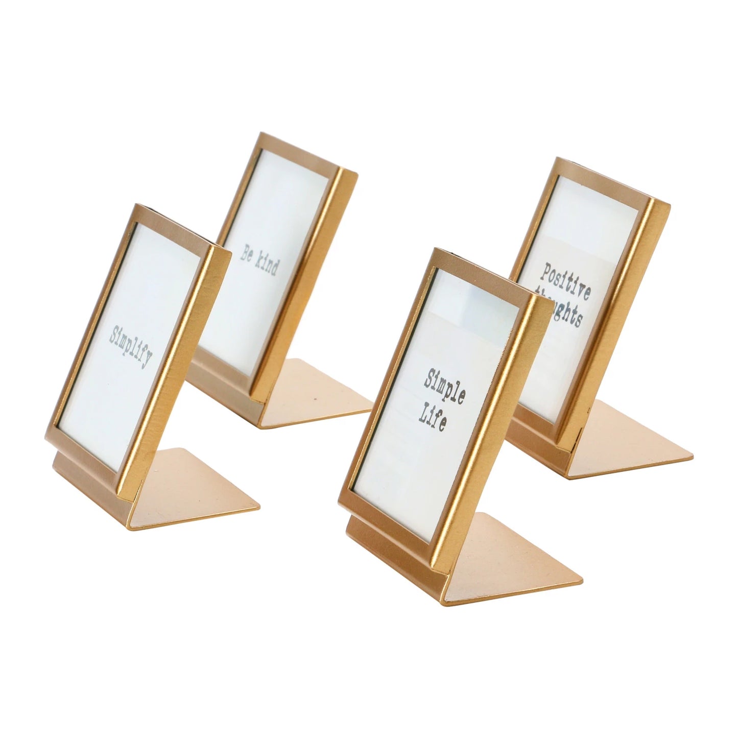 Gold Frame with Easel and Saying I