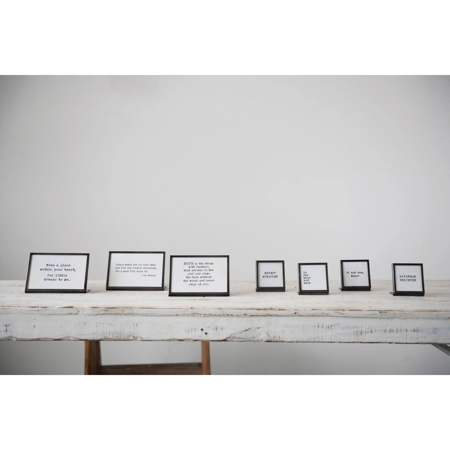 Frame with Easel and Saying III