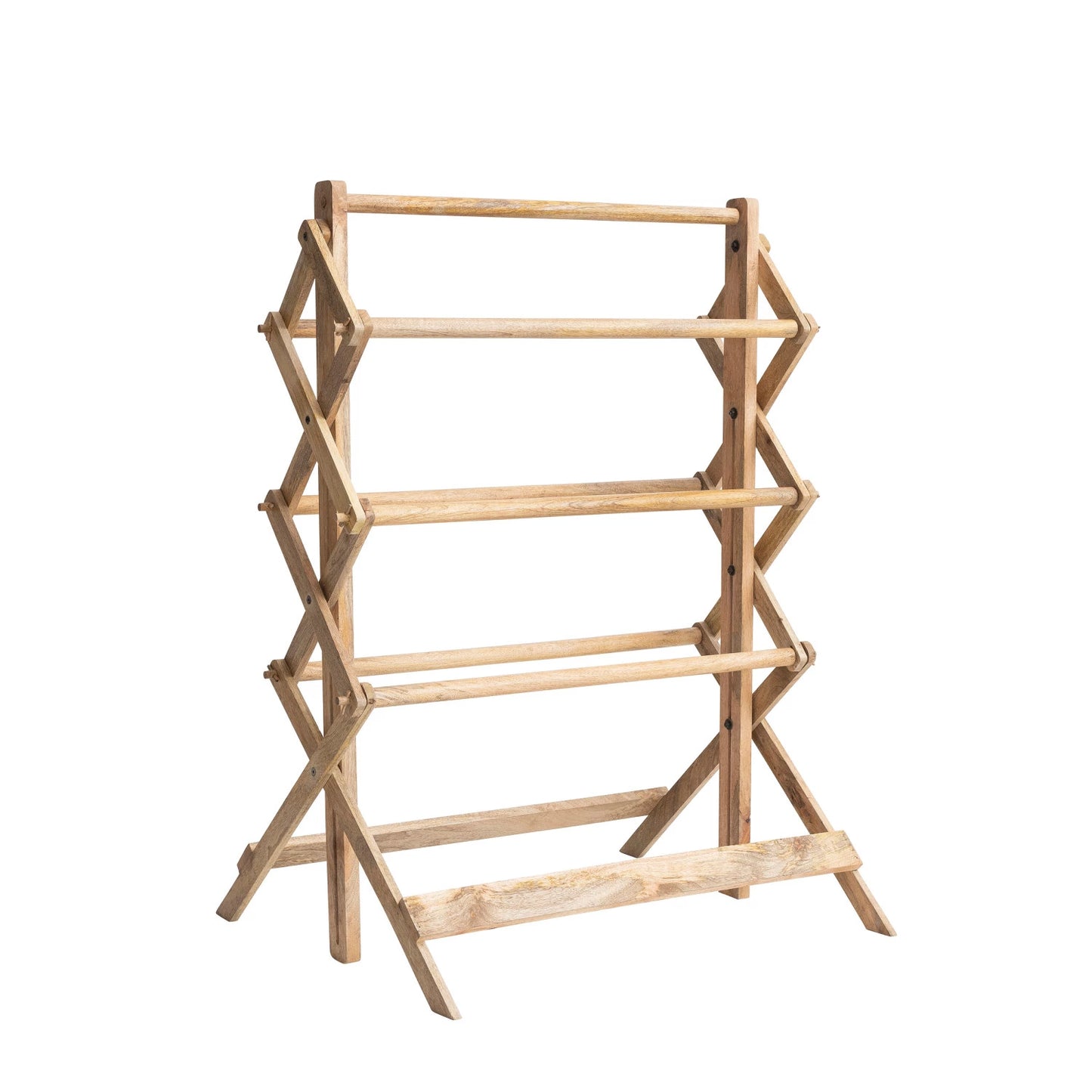 Mango Wood Vintage Reproduction Clothes Drying Rack