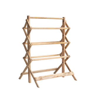 Mango Wood Vintage Reproduction Clothes Drying Rack

