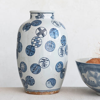 Blue & White Vase
