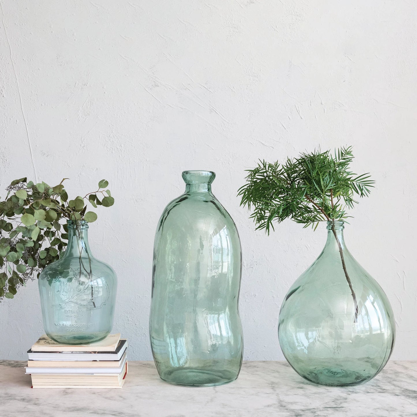 Recycled Glass Bottle Vase