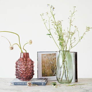 Recycled Glass Organic Shaped Vase
