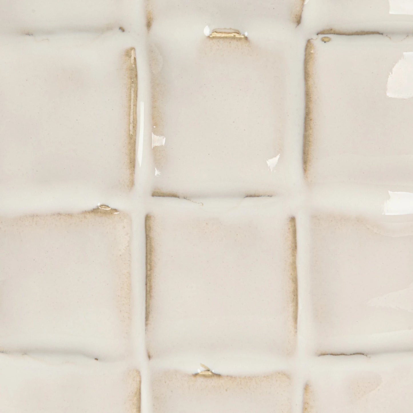 Stoneware Planter w/ Woven Pattern (Holds 6" Pot)