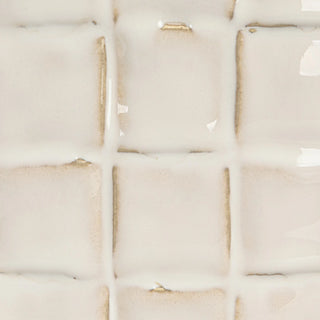 Stoneware Planter w/ Woven Pattern (Holds 6" Pot)
